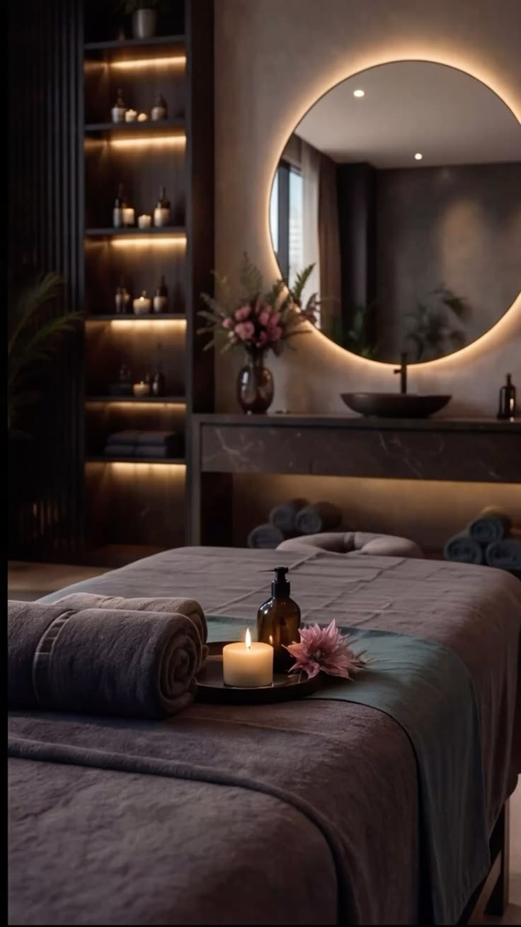 Four hand massage treatment room