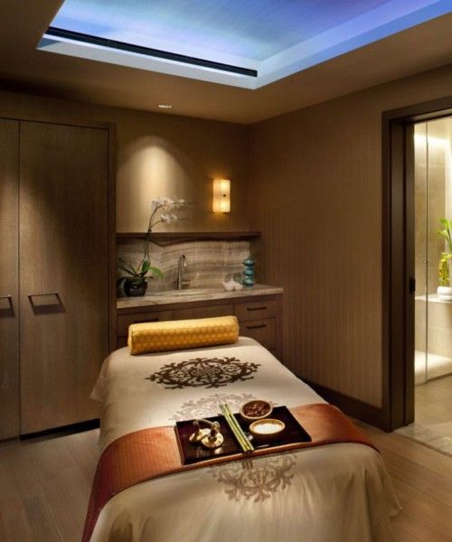 Relaxing head and shoulder massage treatment