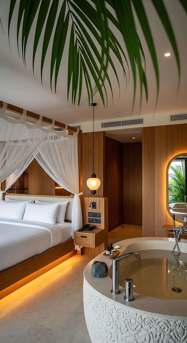 Massage room interior details